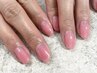 初回オフ付【美爪育成ジェルネイル】ワンカラー5,500円/同時ハンドエステ