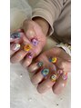 スロウネイル(slow nail)&nbsp;たまごっちな立体アート！事前にご相談いただいてます