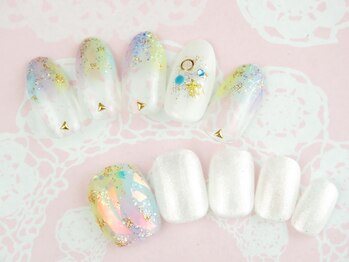 リアン(lien)/ハンド&フットお揃いネイル