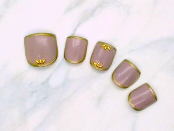 ザ アール ネイル カンパニー(the R nail company)/ペディキュア定額アート￥12650