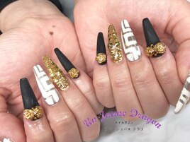 【ロングネイル】マットネイル