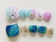 ガナッシュ ネイルアンドアイラッシュ(Ganache.NAIL＆EYELUSH )/華やか定額ジェルネイル8000円