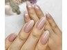 【1級を目指すネイリスト担当】パラジェル使用シンプルジェルネイル¥4500