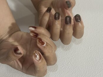 フウ(huu)/お持ち込みbrown nail