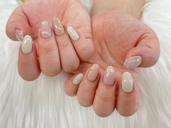 ディーネイル 池袋(D-nail)/[木村]いちごオレカラーネイル