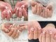 エモナネイル 博多駅前(Emona Nail)の写真/《キラキラワンホン/韓国ネイル》リボンやキャラクター等可愛いパーツを沢山ご用意◎大事なイベント前にも