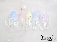 レオニー(Leonie)/パステルリボンネイル