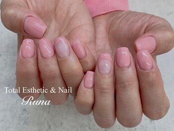 ルーナ(Runa)/ワンカラー＋フレンチ【￥5060】