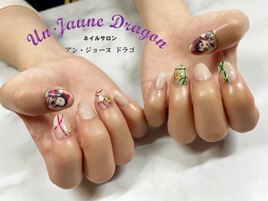 【自爪ネイル】プリントネイル