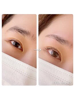 ジュディ サロン(JEUDI SALON)/眉スタイリング&まつげパーマ