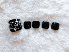 FOOT ニコちゃんネイル