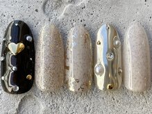 フリークネイル(FREAK Nail)/ハートパーツモヘア ¥10000