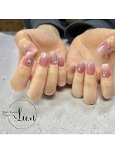 ネイルルーム リアン(NailRoom Lien)/ふんわり白グラデ