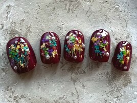 押し花詰め込みART