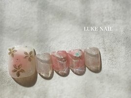 桜チークフットネイル お花 マグ
