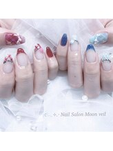 Moon veil【ムーンヴェール】パラジェル/持ち込み/長さだし/ワンホン/ハンド持ち込みデザイン