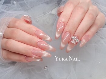 ユカネイル(Yuka Nail)の写真/【デザイン性◎】プロの技で指先に自信を。絶妙な透け感&うる艶ネイルが人気!持ち込みデザインも歓迎♪