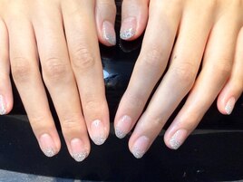 ラメグラデーションネイル