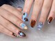 グロッシー ネイル(glossy nails)の写真/【スカルプで長さ出し&豊富なアート】「誰ともかぶらない」個性派ネイル♪お好きなデザイン持ち込みOK!