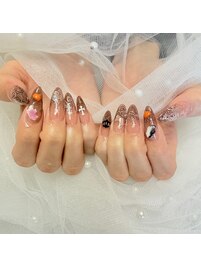 ハロウィンネイル