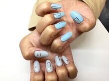 ネイルサロン コアラちゃん/【ラインテープネイル】