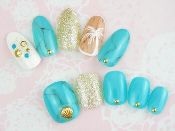 リアン(lien)/ハンド&フットお揃いネイル