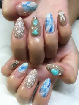 ネイルサロン アイル(nail salon i’ll)/ターコイズ☆