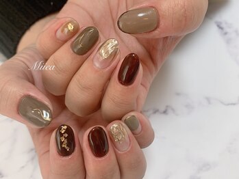 ミーア ネイル(Miiea nail)/グレージュニュアンスネイル★