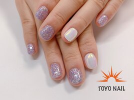 ラメキラ＆オーロラミラー☆