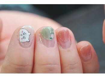 わたしのネイルとよもぎ蒸し/2hやりたい放題