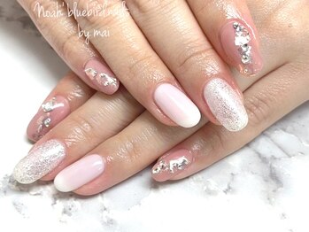 ノアブルーバードネイルズ(Noah' bluebird .nails)/着物に合うストーンアート