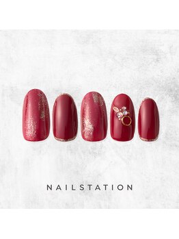 ネイルステーション ルミネ新宿1店(NAIL STATION)/シンプルネイル／パラジェル