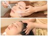 【極上ヘッドスパ付き】毛穴吸引＋水光ツヤ肌パック＋極上ドライヘッド15分
