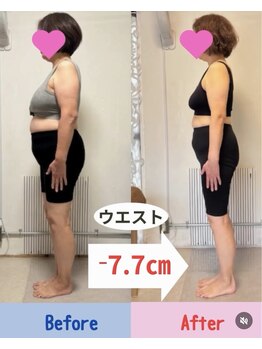 ナチュールフィット 宝塚店(Natur Fit)/169cm 60歳 ウエスト-7.7cm!