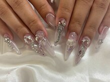 ベーシック ネイルウィザードアカデミー 本厚木店(Basic×NailWizardAcademy)/キラキラピンク