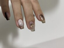 ミエレ(miele)/ブラウンもやもやニュアンス