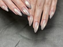 ケー 渋谷店(K)/【ジェル】マグネットフレンチ