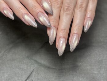 ケー 渋谷店(K)/【ジェル】マグネットフレンチ