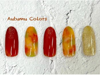はあとねいる 板橋仲宿店/【秋★限定ネイル】紅葉デザイン