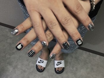 オムネイル 渋谷(HOMME NAIL)/フットデザインネイル ¥7.700