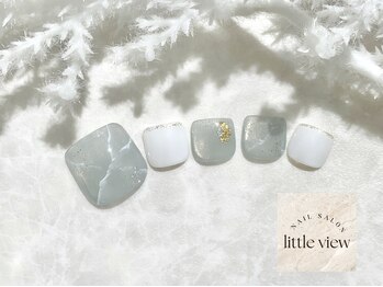 リトルビュー(little view)/フット大理石ネイル¥10980