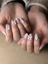 ハチニーキューネイルアトリエ(829 Nail Atelier)/キルティングリボンデザイン
