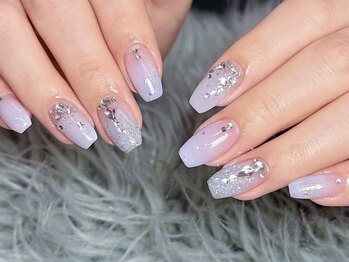 ダークハニー 池袋店(Dark Honey)/キラキラシンプルオフィスネイル