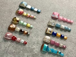 フットジェルネイル　アート