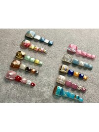 フットジェルネイル アート