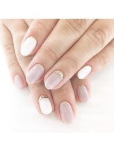 アイラッシュアンドネイル専門店 クラル(CURAR)/シンプルネイル￥7980