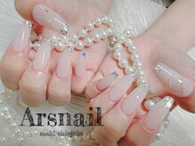 アルスネイル(Ars nail)/うるうるガラスフレンチ