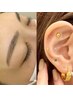 【MATSUE指名限定】耳つぼジュエリー両耳10粒&美眉スタイリング○¥7,500