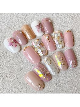 春ネイル ピンクネイル Pg ドレスミーネイル Dress Me Nail のフォトギャラリー ホットペッパービューティー