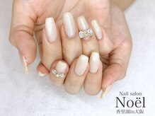 ノエル(Noel)/パールホワイト×リボンパーツ